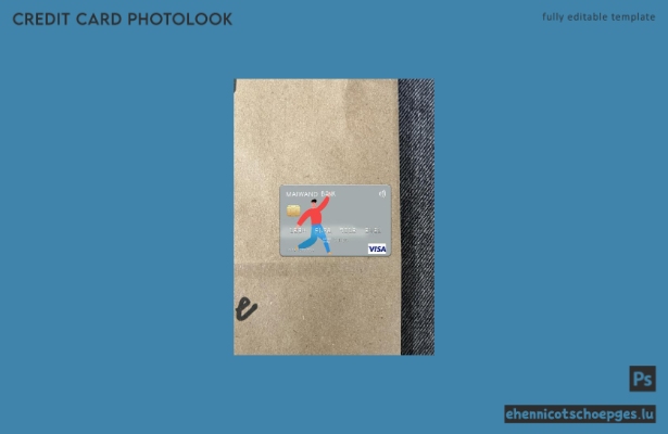 Foto-Look-Beispielvorschau für die Visumkarte der Afghanistan Maiwand Bank